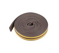 sourcing map Mousse Ruban Adhésif Météo Décapage 9mm Large 2mm Épais 3 Mètres Long Marron 2Pcs