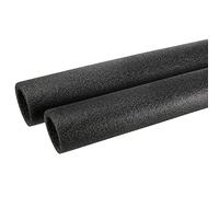 sourcing map Mousse Tube Éponge Protectif Manchon Noir Joint Manchon Polyéthylène Tuyau 40x60mm(1.57x2.36 Pouce) pour Tuyau Isolation Paquet de 2