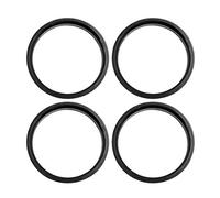 sourcing map Moyeu Roue Anneau Centre Auto Centre Alésage Bague de Centrage 73,1 mm 67.1 mm Plastique Noir 4pcs