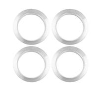 sourcing map Moyeu Roue Auto Bague de Centrage 73,1 a 57,1mm Alésage Centre 4pcs Aluminium