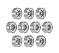 sourcing map MR83ZZ Gorge Profonde Bille Roulements 3mm x 8mm x 3mm Double Blindé Chrome Acier P0(ABEC1) 10Pcs