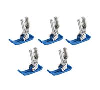 sourcing map MT18 Machines à Coudre industrielles Pied-de-biche précis Extra Mince Bleu 5pcs