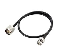 sourcing map N Mâle à BNC Mâle Coaxial Câble Faible Perte RG58 Coaxial Câble pour Radioamateur 20 Pouce