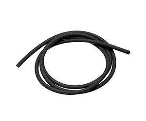 sourcing map Naturel Latex Caoutchouc Tube 2mm ID 5mm OD 3.3ft Noir Très Élastique pour Sports Exercice Forme Physique