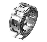 sourcing map Nickel pur Bande Plaque connexion Ruban 2 Mètres 27mm x 0,2mm pour Batterie et Spot Soudage 2 Pcs