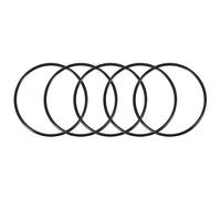 sourcing map Nitrile Caoutchouc Joints Toriques 125mm OD 117mm ID 4mm Largeur Métrique Joint Étanchéité Paquet de 5