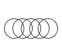 sourcing map Nitrile Caoutchouc Joints Toriques 135mm OD 125mm ID 5mm Largeur Métrique Joint Étanchéité Paquet de 5