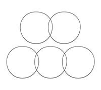 sourcing map Nitrile Caoutchouc Joints Toriques 200.3mm OD 195mm ID 2.65mm Largeur Métrique Nitrile Caoutchouc Joint Étanchéité Paquet de 5