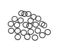 sourcing map Nitrile Caoutchouc Joints Toriques 21mm OD 16mm ID 2.5mm Largeur Métrique Nitrile Caoutchouc Joint Étanchéité Paquet de 25