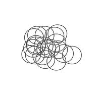 sourcing map Nitrile Caoutchouc Joints Toriques 28mm OD 26mm ID 1mm Largeur Métrique Joint Étanchéité Paquet de 20