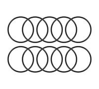sourcing map Nitrile Caoutchouc Joints Toriques 49mm OD 45mm ID 2mm Largeur Métrique Joint Étanchéité Paquet de 10