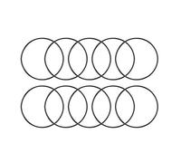 sourcing map Nitrile Caoutchouc Joints Toriques 49mm OD 46mm ID 1.5mm Largeur Métrique Nitrile Caoutchouc Joint Étanchéité Paquet de 10