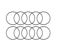 sourcing map Nitrile Caoutchouc Joints Toriques 52mm OD 49mm ID 1.5mm Largeur Métrique Nitrile Caoutchouc Joint Étanchéité Paquet de 10