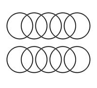 sourcing map Nitrile Caoutchouc Joints Toriques 60mm OD 56mm ID 2mm Largeur Métrique Joint Étanchéité Paquet de 10