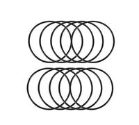 sourcing map Nitrile Caoutchouc Joints Toriques 65mm OD 60mm ID 2.5mm Largeur Métrique Joint Étanchéité Paquet de 10
