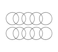 sourcing map Nitrile Caoutchouc Joints Toriques 75mm OD 72mm ID 1.5mm Largeur Métrique Nitrile Caoutchouc Joint Étanchéité Paquet de 10