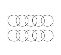 sourcing map Nitrile Caoutchouc Joints Toriques 95mm OD 90mm ID 2.5mm Largeur Métrique Joint Étanchéité Paquet de 10