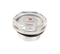 sourcing map Niveau D'Huile Compresseur D'Air Jauge Noir Filetage Mâle 20mm