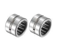 sourcing map NK16/16 Roulements à Aiguilles 16mm x 24mm x 16mm Acier Chromé Extrémité Ouverte 2Pcs