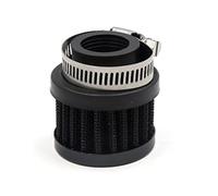 sourcing map Noir 25mm Diamètre entrée véhicule Voiture Nettoyant Filtre admission Air avec Pince réglable
