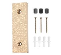 sourcing map Numéros de maison modernes pour l'extérieur, 25,4 cm, grands numéros d'adresse flottants en métal avec kit de clous pour appartement, bureau, hôtel, chambre (or, symbole -)