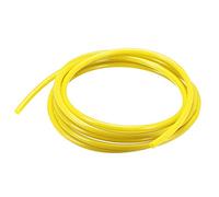sourcing map Nylon Ligne Tuyau Tube 6mm ID x 8mm OD 4m PA12 Nylon Tube pour Air Ligne Frein Transfert Fluide Jaune
