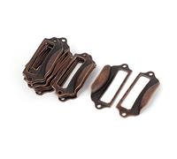 sourcing map Office Library File Drawer Tag Cadre Porte-étiquette Poignée de traction 20 pcs