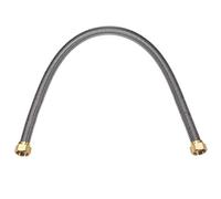 sourcing map Ondulé Acier Inoxidable Flexible Eau Ligne 23.6pouce Longueur G1/2 Femelle Fileté Connecteur avec Rondelle