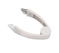 sourcing map Outil de retrait de tige de fraise, éplucheur œil d'ananas avec poignée antidérapante pour fruits, légumes, tomates et pommes de terre, gris