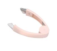 sourcing map Outil de retrait de tige de fraise, éplucheur œil d'ananas avec poignée antidérapante pour fruits, légumes, tomates et pommes de terre, rose