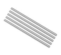 sourcing map Outil de Tournage HSS Rond Acier Tige 3.7mm Barre 100mm Longueur pour Arbre Engranage Perceuse Outil de Tour Aléseuse Tournant Miniature Essieu Cylindrique épingle 5pcs