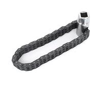 sourcing map Outils de démontage de réparation de véhicule de voiture 22 sections Clé à chaîne pour filtre à huile