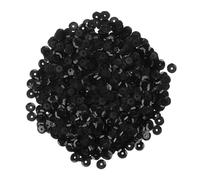 sourcing map Paillettes En Vrac, Paillettes Argentées à L'Arrière, 2400 Pièces, Paillettes En Forme de Coupe, Paillettes Pour La Fabrication de Bijoux, L'Artisanat et La Couture, Noir.