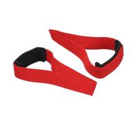 sourcing map Paire de sangles de levage en coton durable pour haltérophilie, haltérophilie, haltérophilie, haltérophilie, haltérophilie, musculation, rouge