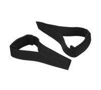 sourcing map Paire de sangles de levage en coton durable pour haltérophilie, haltérophilie, haltérophilie, haltérophilie, musculation, noir