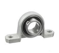 sourcing map Palier Roulement d'insertion de bloc d'oreiller monté par boule intérieure d'alliage de zinc d'alésage de KP006 30mm