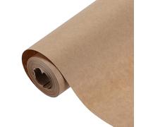 sourcing map Papier d'emballage kraft, 100 x 30 cm, papier décoratif kraft pour emballage cadeau, bouquet de fleurs, tableau d'affichage, art, peinture, emballage artisanal, expédition, marron foncé