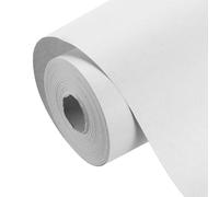 sourcing map Papier d'emballage kraft, 300 x 30 cm, papier décoratif kraft pour emballage cadeau, bouquet de fleurs, tableau d'affichage, art, peinture, emballage artisanal, expédition, blanc