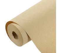 sourcing map Papier d'emballage kraft, 300 x 38 cm, papier décoratif pour emballage cadeau, bouquet de fleurs, tableau d'affichage, art, peinture, emballage artisanal, expédition, marron clair