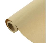 sourcing map Papier d'emballage kraft, 496 x 44 cm, papier décoratif kraft pour emballage cadeau, bouquet de fleurs, tableau d'affichage, art, peinture, emballage artisanal, expédition, marron clair