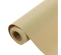 sourcing map Papier d'emballage kraft, 993 x 50 cm, papier décoratif kraft pour emballage cadeau, bouquet de fleurs, tableau d'affichage, art, peinture, emballage artisanal, expédition, marron clair