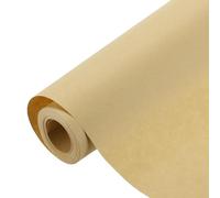 sourcing map Papier d'emballage kraft, 993 x 60 cm, papier décoratif kraft pour emballage cadeau, bouquet de fleurs, tableau d'affichage, art, peinture, emballage artisanal, expédition, marron clair