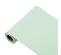 sourcing map Papier peint vert haricot, 500,4 x 15 cm, papier peint autocollant en vinyle de couleur unie, décoration murale pour revêtement mural