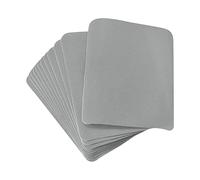 sourcing map Paquet de 12 Tissu Thermocollant Patch Gris 4.9"x3.7"