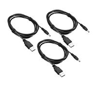 sourcing map Paquet de 3 USB Mâle vers CC 3,5 x 1,35mm Mâle Alimentation