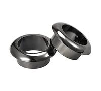 sourcing map Passe Câble Bureau Oeillet 24.5mm pour Organisation et Protection Corde Nylon Foncé Gris Paquet de 2