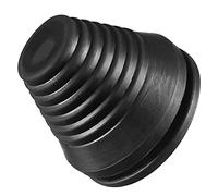 sourcing map Passe fil Caoutchouc Œillet Passe câble Caoutchouc Protection de Épais Plaque Conique Support Diamètre 40mm 4Pcs