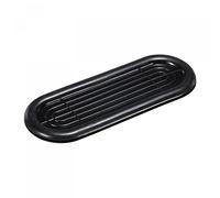 sourcing map Passe-fil Caoutchouc Oeillet Montage Dimension 50 X 150mm Ovale Double Face Passe Câble Caoutchouc Protection, Paquet de 6