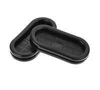 sourcing map Passe Fil Caoutchouc Oeillet Ovale Double Face Support Dimension 45 x 20mm Passe câble Caoutchouc Protection 4pcs