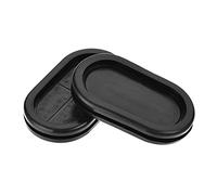 sourcing map Passe Fil Caoutchouc Oeillet Ovale Double Face Support Dimension 46 x 23mm Passe câble Caoutchouc Protection 4pcs